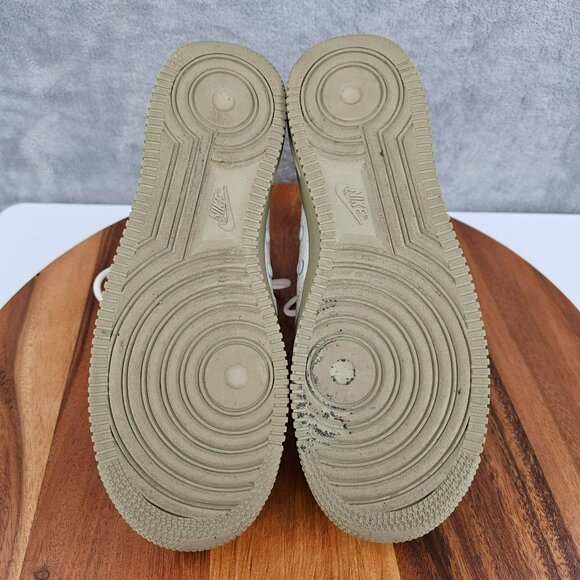 Nike Mens SF Air Force 1 Mid Top Sneakers Shoes 7.5 Ivory Olive 917753-101 2017 - Picture 12 of 14
